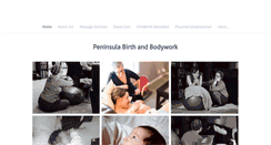 Desktop Screenshot of peninsulabirth.com