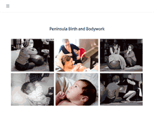 Tablet Screenshot of peninsulabirth.com